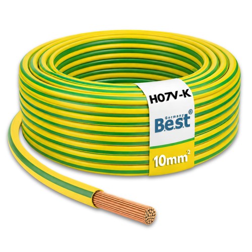 H07v 10mm erdungskabel - h07v-k, 10mm²
