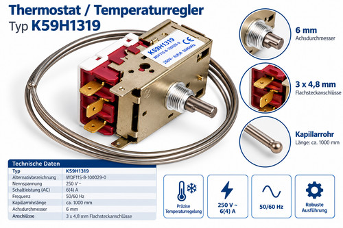 Thermostat passend ranco - thermostat,